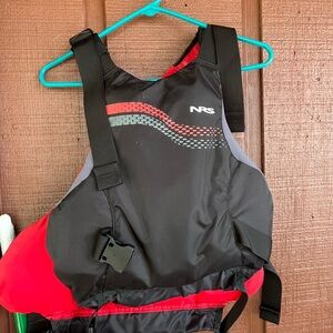 NRS Black and Red Life Vest